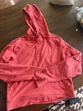 all in motion Coral Red Hooded Sweatshirt